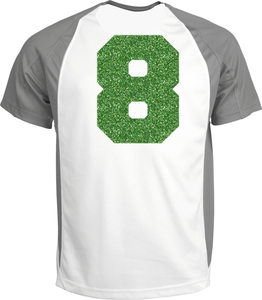 Set Rugnummers Strijkletters Fresh Glitter Light Green Glitter 483 - afb. 1