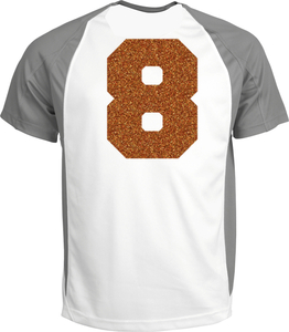 Set Rugnummers Strijkletters Fresh Glitter Copper 426 - afb. 1