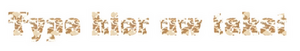 Set Rugnummers Strijkletters Pep Design Leger Beige - afb. 2