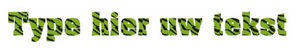 Set Rugnummers Strijkletters Pep Design Zebra Groen - afb. 2