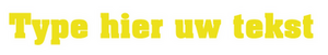 Set Rugnummers Strijkletters Pep Polyester Ondergrond Geel - afb. 2