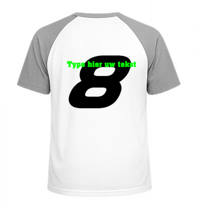 Set Rugnummers Strijkletters Pep Flex Neon Groen - afb. 1