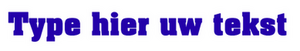 Set Rugnummers Strijkletters Pep Flex Royal Blauw - afb. 2
