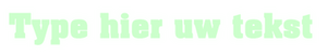 Set Rugnummers Strijkletters Pep Flex Mint Groen - afb. 2