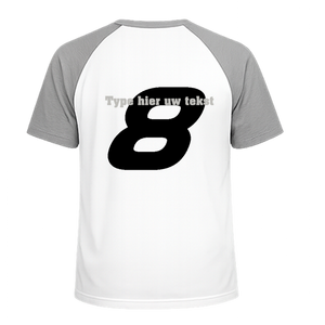 Set Rugnummers Strijkletters Pep Flex Heather Grijs - afb. 1