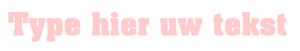 Set Rugnummers Strijkletters Pep Flock Zacht Roze - afb. 2