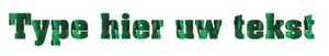 Set Rugnummers Strijkletters Pep Holografische Groen - afb. 2