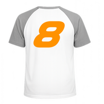Set Rugnummers Strijkletters Pep Flex Neon Oranje