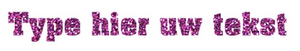 Set Rugnummers Strijkletters Pep Glitter Lavender 428 - afb. 2