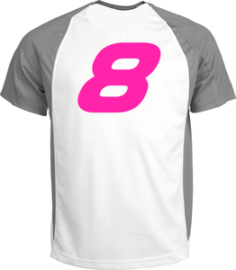 Set Rugnummers Strijkletters Pep Glow in the Dark Roze - afb. 1