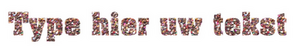 Set Rugnummers Strijkletters Pep Glitter Confetti - afb. 2