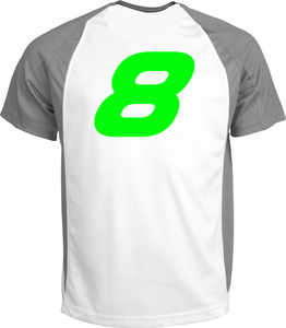 Set Rugnummers Strijkletters Pep Glow in the Dark Groen - afb. 1