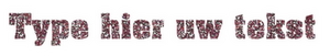 Set Rugnummers Strijkletters Pep Glitter Rose Gold Glitter 486 - afb. 2