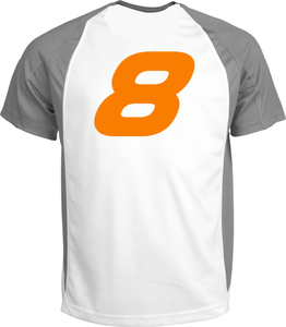 Set Rugnummers Strijkletters Pep Glow in the Dark Oranje - afb. 1