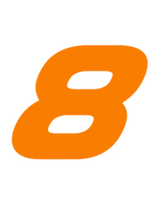 Set Rugnummers Strijkletters Pep Glow in the Dark Oranje - afb. 2