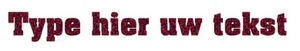 Set Rugnummers Strijkletters Pep Glitter Burgundy  Glitter 422 - afb. 2