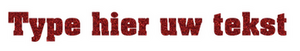 Set Rugnummers Strijkletters Pep Glitter Red Glitter 456 - afb. 2