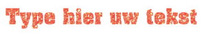 Set Rugnummers Strijkletters Pep Glitter Rainbow Coral Glitter ST - afb. 2