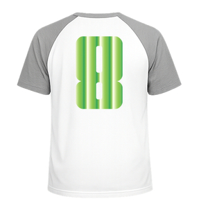 Set Rugnummers Strijkletters Pum Mirror Groen - afb. 1