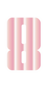Set Rugnummers Strijkletters Pum Mirror Roze - afb. 2