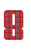 Set Rugnummers Strijkletters Pum Design Ruit Rood - afb. 2