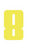 Set Rugnummers Strijkletters Pum Polyester Ondergrond Neon Geel - afb. 2