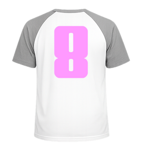 Set Rugnummers Strijkletters Pum Flex Neon Roze - afb. 1