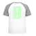 Set Rugnummers Strijkletters Pum Flex Mint Groen - afb. 1