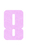 Set Rugnummers Strijkletters Pum Glitter Neon Purple 480 - afb. 2