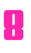 Set Rugnummers Strijkletters Pum Glow in the Dark Roze - afb. 2