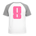 Set Rugnummers Strijkletters Pum Glitter Neon Pink Glitter 448 - afb. 1