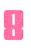Set Rugnummers Strijkletters Pum Glitter Neon Pink Glitter 448 - afb. 2