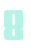 Set Rugnummers Strijkletters Pum Glitter Neon Bleu Glitter 480 - afb. 2