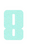Set Rugnummers Strijkletters Pum Glitter Neon Bleu Glitter 480 - afb. 2