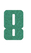 Set Rugnummers Strijkletters Pum Glitter Emerald Glitter 427 - afb. 2