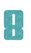 Set Rugnummers Strijkletters Pum Glitter Sky Bleu Glitter 445 - afb. 2