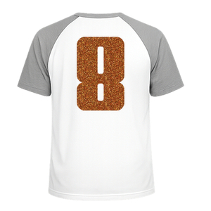 Set Rugnummers Strijkletters Pum Glitter Copper 426 - afb. 1