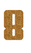 Set Rugnummers Strijkletters Pum Glitter Dark Gold 429 - afb. 2