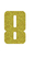 Set Rugnummers Strijkletters Pum Glitter Gold Glitter 451 - afb. 2