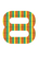 Set Rugnummers Strijkletters Quant Rainbow Regenboog Folie - afb. 2