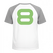 Set Rugnummers Strijkletters Quant Polyester Ondergrond Neon Groen - afb. 1