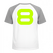 Set Rugnummers Strijkletters Quant Flock Neon Geel - afb. 1