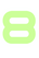 Set Rugnummers Strijkletters Quant Glow in the Dark - afb. 2