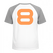 Set Rugnummers Strijkletters Quant Flex Pastel Oranje - afb. 1