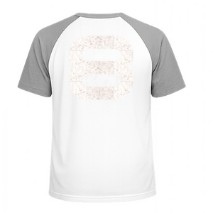 Set Rugnummers Strijkletters Quant Glitter White Glitter 444 - afb. 1