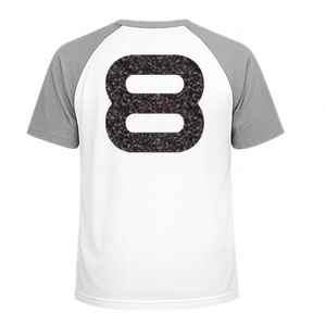 Set Rugnummers Strijkletters Quant Glitter Black Glitter 458 - afb. 1