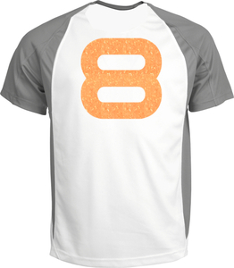 Set Rugnummers Strijkletters Quant Glitter Neon Orange Glitter 449 - afb. 1