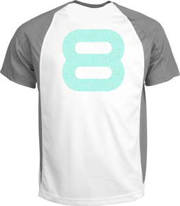 Set Rugnummers Strijkletters Quant Glitter Neon Bleu Glitter 480 - afb. 1