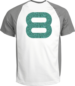 Set Rugnummers Strijkletters Quant Glitter Jade Glitter 482 - afb. 1