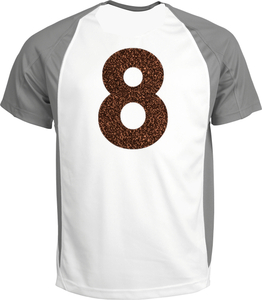 Set Rugnummers Strijkletters Vag Glitter Brons Glitter 452 - afb. 1